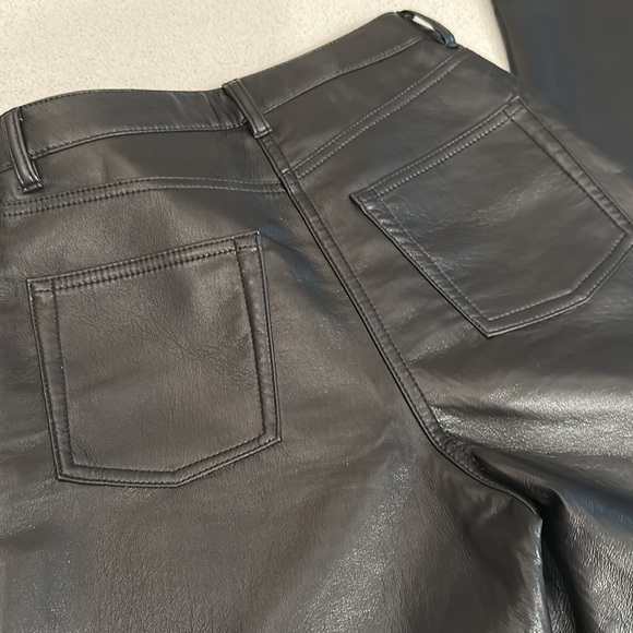 Melina Vegan Leather Pants- Aritzia - Picture 4 of 16